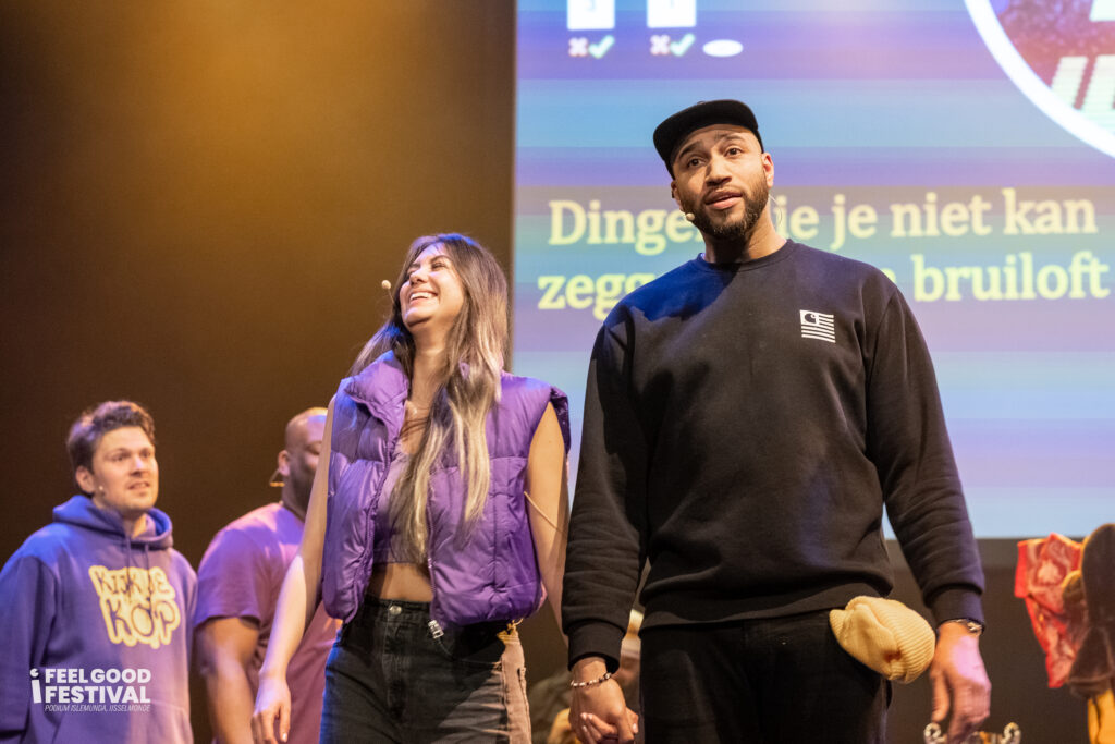 Estrella en Edson improviseren. Foto: Marlo van der Plas & Reems van der Linden, in opdracht van Gerser